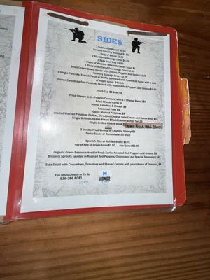 Menu photo 5 Honor Cafe Conroe, TX Menu photo 5 Honor Cafe Conroe, TX