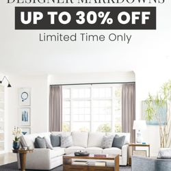 Home Living Furniture - Designer Markdown Alert!**  Up to **30% OFF** + **FREE SHIPPING**! **NO TARIFFS, ONLY DISCOUNTS!**  Limited stock--hurry before they'