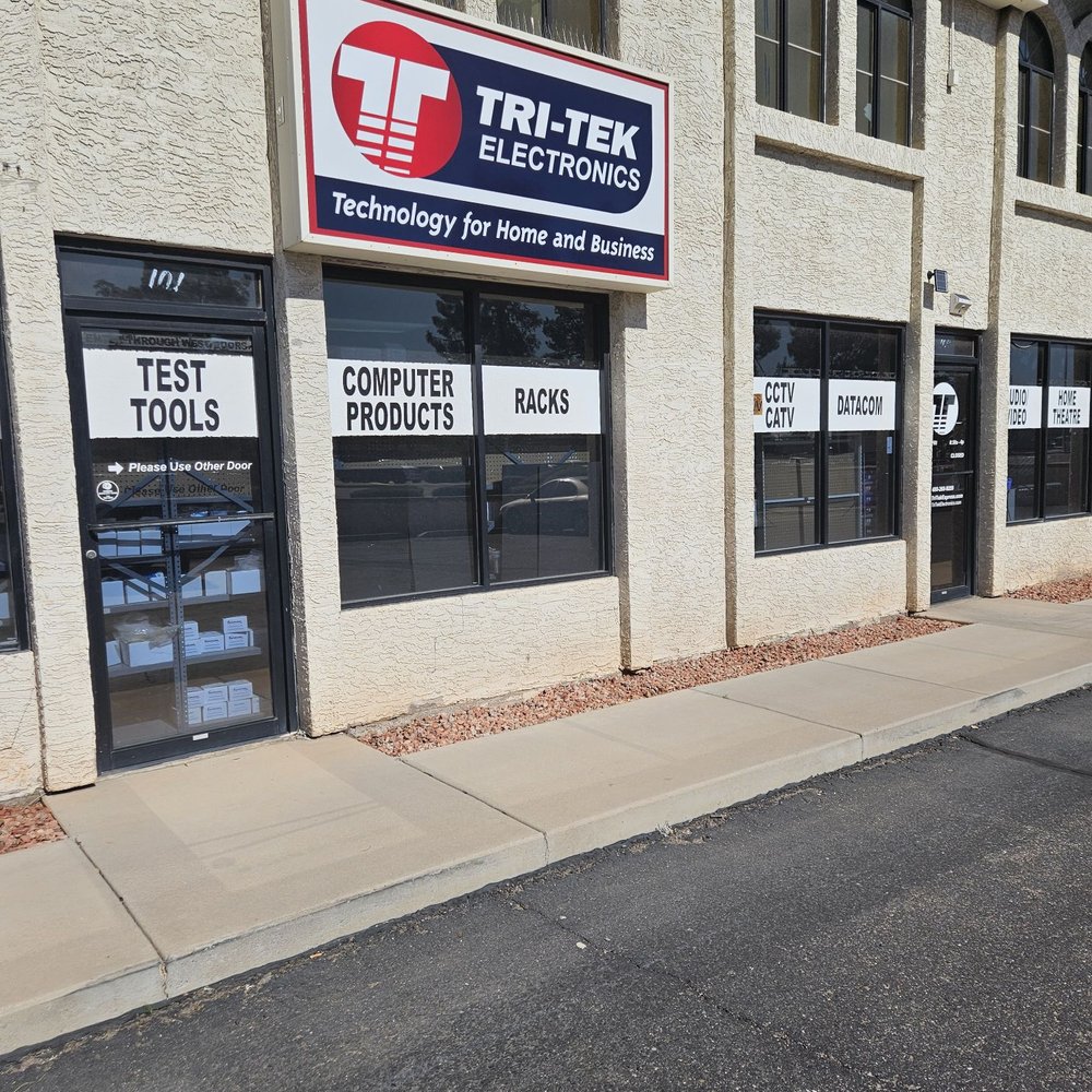 Tri Tek Electronics - Tri-Tek front doors - Electronics Near Me - Mesa, Arizona