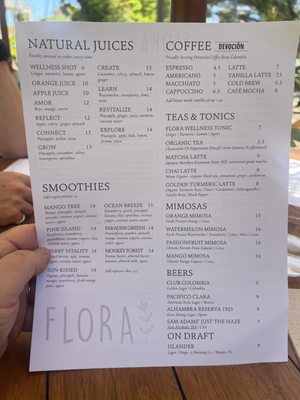 Menu photo 4 Flora Miami, FL