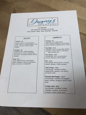 Menu photo 4 Dagny's Eatery Carnegie, PA