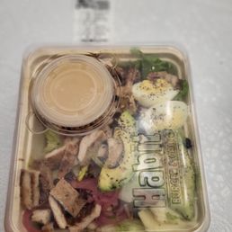 Santa Barbara Cobb salad packaged so perfectly.
