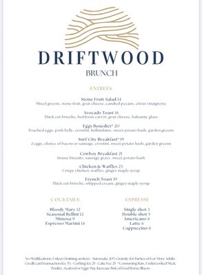 Menu photo 1 Driftwood Hampstead, NC