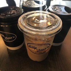 Bitty and Beau’s - Charlotte - Iced latte with toasted marshmallow flavoring, regular coffees with other flavors