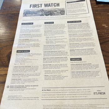 First Watch - Breakfast & Brunch Near Me - Boca Raton, Florida