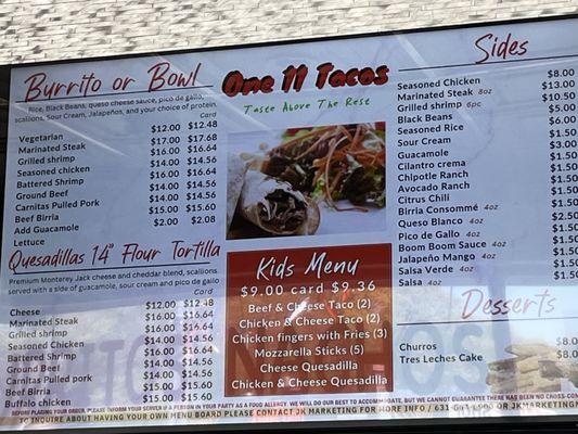 Menu photo 6 One 11 Tacos Selden, NY Menu photo 6 One 11 Tacos Selden, NY