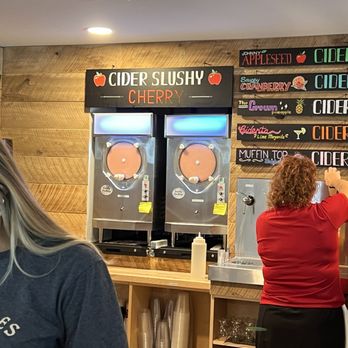 Urban Apples - Cider slushies made with Cherry Poppins Cider - Cideries Near Me - Westfield, Indiana