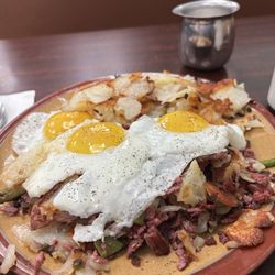 George's Luncheonette - Homemade Corned Beef Hash & Eggs