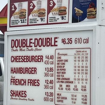 In-N-Out Burger - The largest fast food menu in the world!  lol - Burgers Near Me - North Hollywood, California