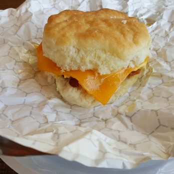 Honeysuckle Biscuits and Bakery - Bacon, egg, and cheese biscuit. Added honey and it was even better - Bakeries Near Me - Kennesaw, Georgia Honeysuckle Biscuits and Bakery - Bacon, egg, and cheese biscuit. Added honey and it was even better - Bakeries Near Me - Kennesaw, Georgia