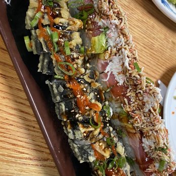 Sushi Pier - Godzilla roll and Mr. Pink roll - Sushi Bars Near Me - Reno, Nevada Sushi Pier - Godzilla roll and Mr. Pink roll - Sushi Bars Near Me - Reno, Nevada