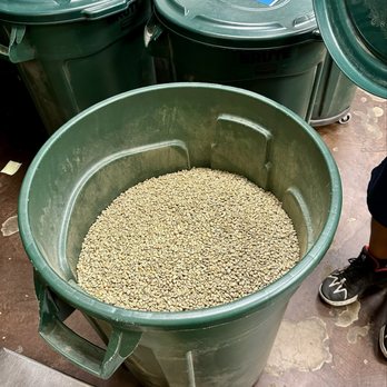 Eiland Coffee Roasters - The super cool owner gave us a tour of the roastery and these are some of the beans waiting to be roasted. - Coffee Roasteries Near Me - Richardson, Texas Eiland Coffee Roasters - The super cool owner gave us a tour of the roastery and these are some of the beans waiting to be roasted. - Coffee Roasteries Near Me - Richardson, Texas