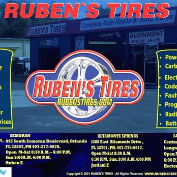 Rubens Tires - Auto Repair Near Me - Orlando, Florida Rubens Tires - Auto Repair Near Me - Orlando, Florida