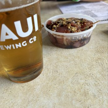 Nico's Pier 38 - Shoyu poke and a modelo - Seafood Near Me - Honolulu, Hawaii
