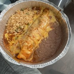 Burrito on the combination specials
