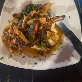 Maggie's Farm - Grilled Pork Chop entree from the Specials menu. - New American Near Me - Baltimore, Maryland