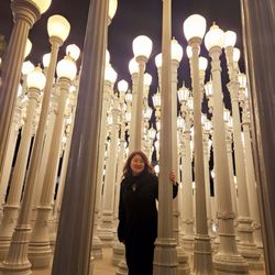 Urban Light at LACMA - So beautiful at night!