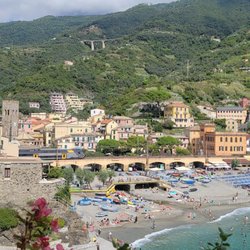 Torre Aurora - View of Monterosso from our seat.