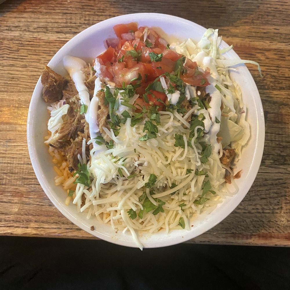 BONEZ - Carnitas bowl - bomb! - Cocktail Bars Near Me - Crested Butte, Colorado