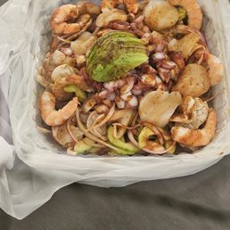 Best aguachile mixto in Vegas! (Comes with octopus, fish, shrimp and scallop) Best aguachile mixto in Vegas! (Comes with octopus, fish, shrimp and scallop)