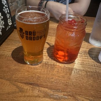 Brü Daddy’s Brewing Company - Shirley Temple & Brü Daddy's Gold Lager - Brewpubs Near Me - Allentown, Pennsylvania