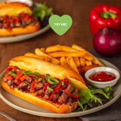 The Coffee Club - Philly steak sandwich, only for a limited time!