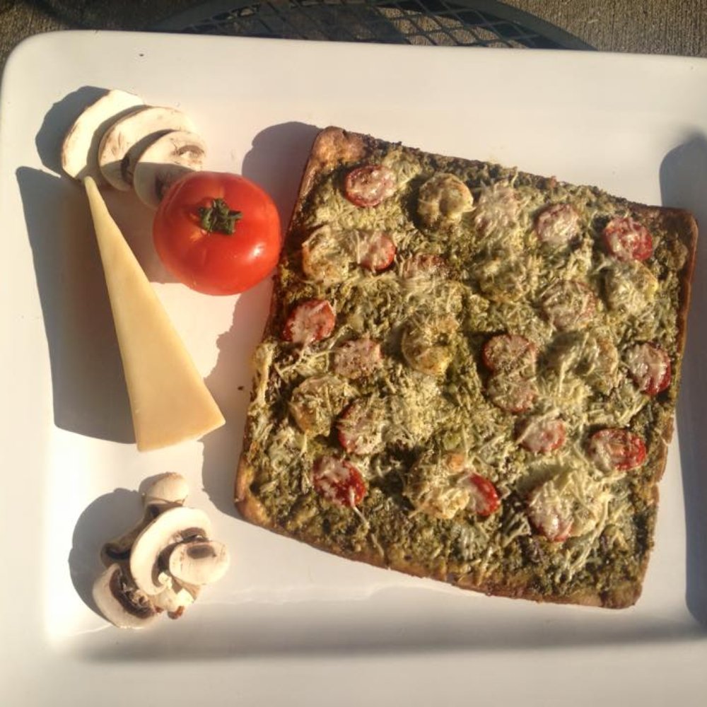 The Savory Spoon - Pepperoni and mushroom pizza from The Savory Spoon. - Caterers Near Me - Frederick, Maryland The Savory Spoon - Pepperoni and mushroom pizza from The Savory Spoon. - Caterers Near Me - Frederick, Maryland