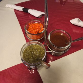 Moon India Restaurant - The sauces brought to us for our appetizers - Indian Near Me - Indianapolis, Indiana Moon India Restaurant - The sauces brought to us for our appetizers - Indian Near Me - Indianapolis, Indiana