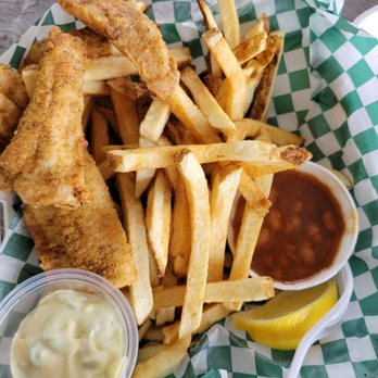 Brii-Co Miijim - a basket of fish and chips - Fast Food Near Me - Serpent River, Ontario