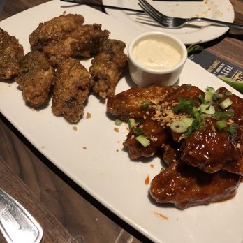 Yard House - Wings (half lemon pepper, half korean chili garlic) - New American Near Me - San Jose, California Yard House - Wings (half lemon pepper, half korean chili garlic) - New American Near Me - San Jose, California