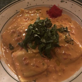 Via Della Pace - Lobster ravioli with caviar. I requested basil on top. - Italian Near Me - New York, New York Via Della Pace - Lobster ravioli with caviar. I requested basil on top. - Italian Near Me - New York, New York