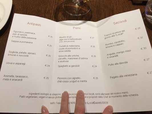 Menu photo 1 Local Venezia, VE Menu photo 1 Local Venezia, VE