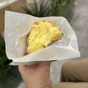 Beard Papa's - frozen mango shell - Desserts Near Me - Boston, Massachusetts