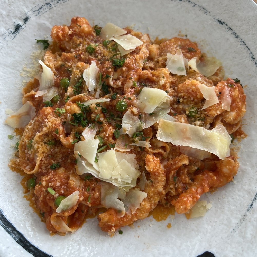 Brava Garden Eatery - Tagliatelle with shrimp - Wine Bars Near Me - Pleasanton, California Brava Garden Eatery - Tagliatelle with shrimp - Wine Bars Near Me - Pleasanton, California