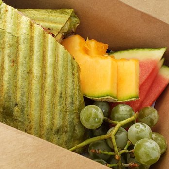 Flower Farm Cafe - Breakfast burrito with fresh fruit - Coffee & Tea Near Me - Loomis, California