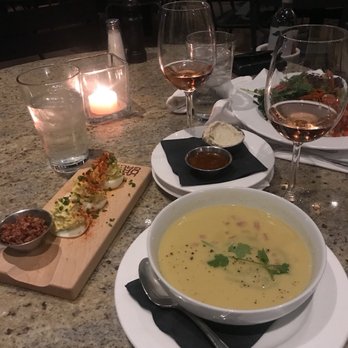 Chelsea's Kitchen - Gazpacho soup and deviled eggs. - New American Near Me - Phoenix, Arizona Chelsea's Kitchen - Gazpacho soup and deviled eggs. - New American Near Me - Phoenix, Arizona
