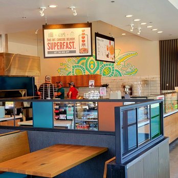 MOD Pizza - Order line on the right, big menu on wall. - Pizza Near Me - Rockwall, Texas