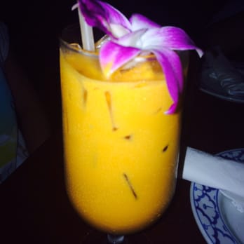 Soong Thai - Iced Tea with Cream, sweet but tasty! - Thai Near Me - Ocoee, Florida Soong Thai - Iced Tea with Cream, sweet but tasty! - Thai Near Me - Ocoee, Florida