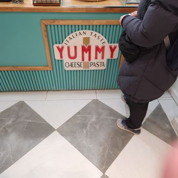 Yummy Cheese Pasta - The counter where you order at Yummy Cheese Pasta - Pasta Shops Near Me - New York, New York Yummy Cheese Pasta - The counter where you order at Yummy Cheese Pasta - Pasta Shops Near Me - New York, New York