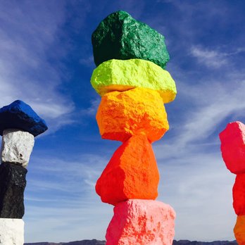 Seven Magic Mountains - Public Art Near Me - Las Vegas, Nevada Seven Magic Mountains - Public Art Near Me - Las Vegas, Nevada
