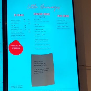 Breakfast Little - Menu - Coffee & Tea Near Me - San Francisco, California