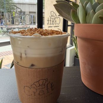 Craft Bakeshop and Eatery - Toasted coconut cloud latte - Desserts Near Me - Watsonville, California Craft Bakeshop and Eatery - Toasted coconut cloud latte - Desserts Near Me - Watsonville, California