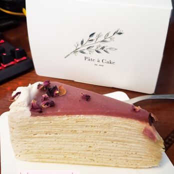 Pâte à Cake - Lychee Rose Crepe Cake - Patisserie/Cake Shop Near Me - Gaithersburg, Maryland