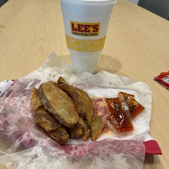 Lee's Famous Recipe Chicken - Potato Wedges & Large Drink - Southern Near Me - Rock Hill, South Carolina