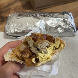 Sausage breakfast burrito Sausage breakfast burrito