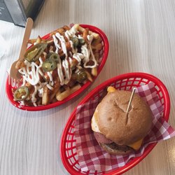 Lord of the Fries - Pharma burger with fries