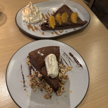 Terrace Room - Flourless chocolate cake with hazelnuts, amazing! - Italian Near Me - New Buffalo, Michigan