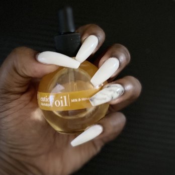 Chau's Nail & Spa - Ballerina shape w/ marble accent finger design - Nail Salons Near Me - Las Vegas, Nevada Chau's Nail & Spa - Ballerina shape w/ marble accent finger design - Nail Salons Near Me - Las Vegas, Nevada
