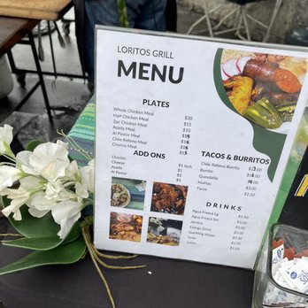 Loritos Grill - Menu - Caterers Near Me - Carson, California