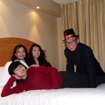 Stadium Bar - Family picture in the room on New Year's Eve - Casinos Near Me - Reno, Nevada